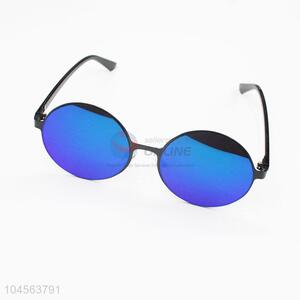 Vintage Style Round Blue Sunglass