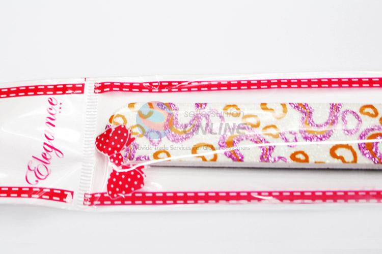 Hot sales fashion style heart pattern nail file