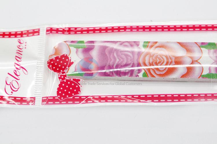 Good quality fashionable flower pattern nail file