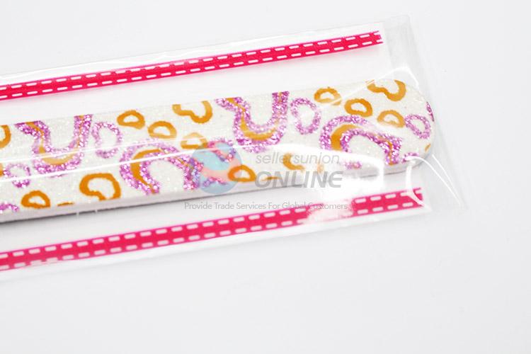 Hot sales fashion style heart pattern nail file