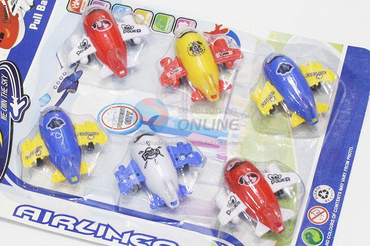 Cheap Price Kids Favor Cartoon Plastic Plane Model Toys