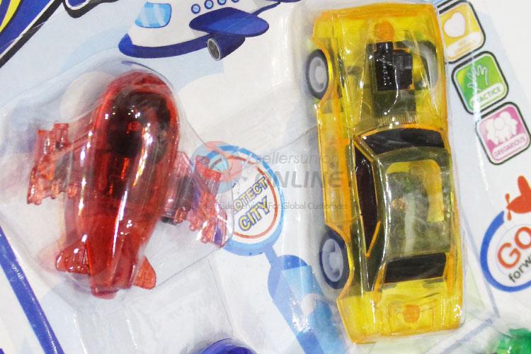 Best Selling Colorful Plastic Pull Back Mini Toy Car and Plane