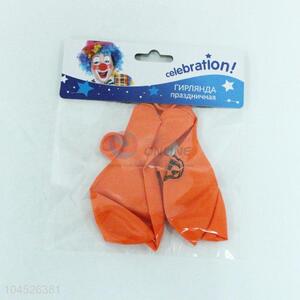 Hot sales good cheap 4pcs orange balloons