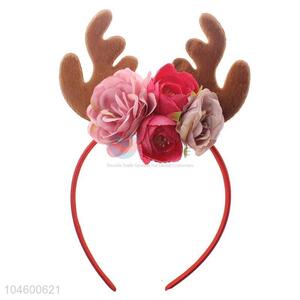 Latest Style Christmas Baby Buckhorn Flower Hairhand Ornaments