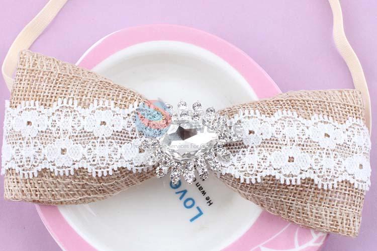 Super Quality Lace Bowknot Hairband For Promotional