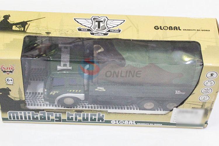 Low Price Four-channel Remote Control Military Truck Kids Toy Car with Light