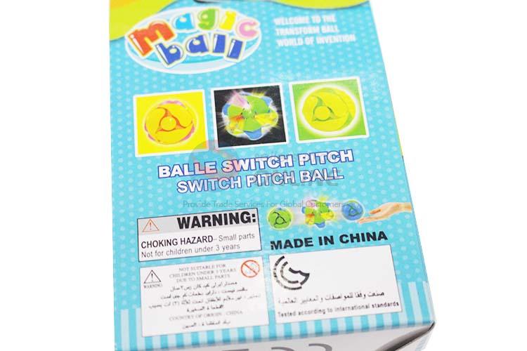 Unique Design Plastic Switch Pitch Ball Magic Ball