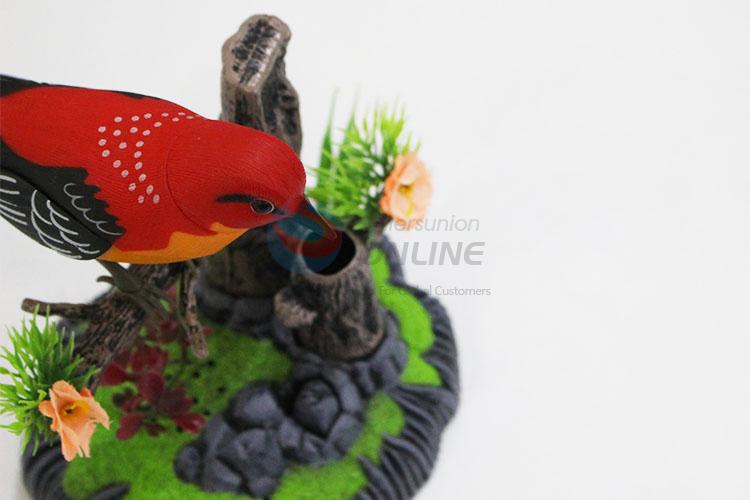 Best Selling Simulated Heartful Bird Sound Control Plastic Bird