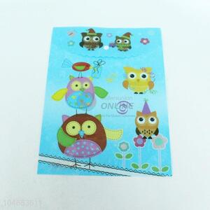 China branded owl printed file bag