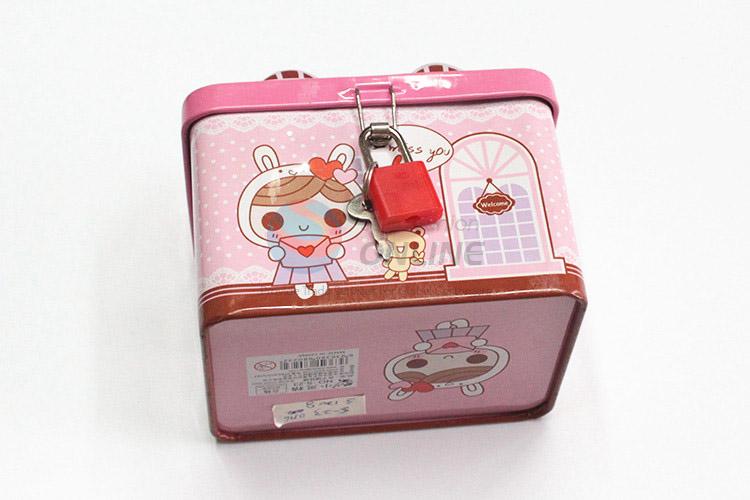 Super quality cartoon printing money box coin bank