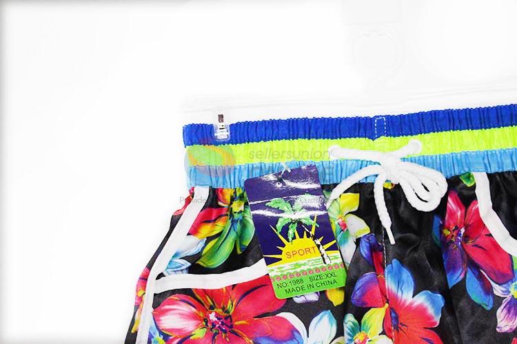 Fashion Style Floral Printed Beach Short Pants