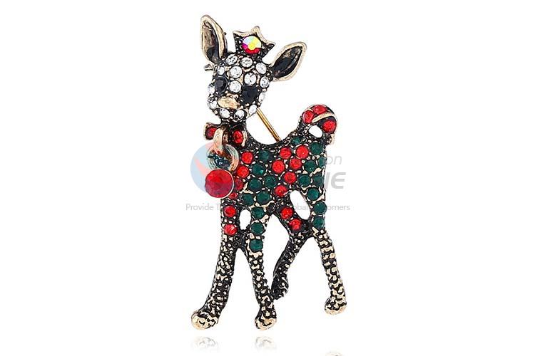 Wholesale cheap deer shape alloy brooch