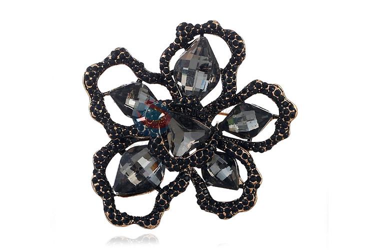 Best selling flower shape alloy brooch