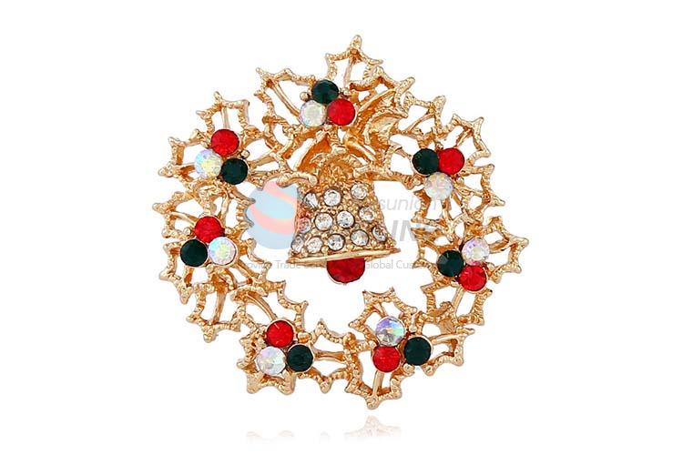 Factory directly sell garland shape alloy brooch