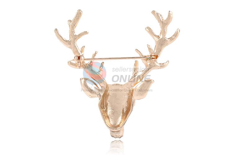 Most popular cheap deer shape alloy brooch