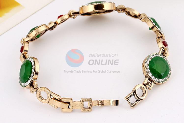 Top quality cheap rhinestone alloy bracelet