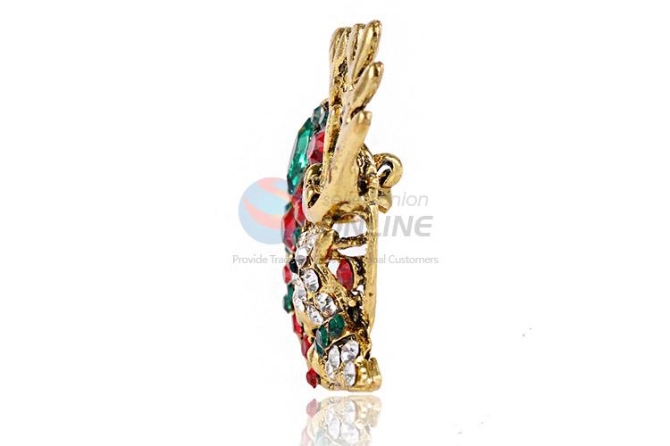 Best selling deer shape alloy brooch