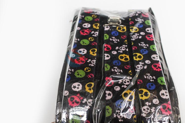 Top Quanlity Skull Printing Adult Adjustable Suspenders