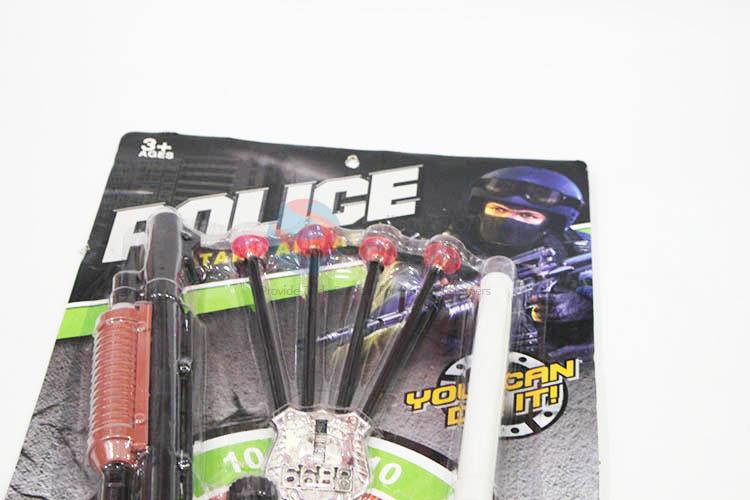 China Manufacturer Newest Soft Shooting Bullet Gun Police Set Toy For Kid