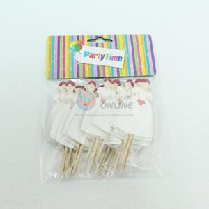 Factory price bamboo toothpick,24pcs