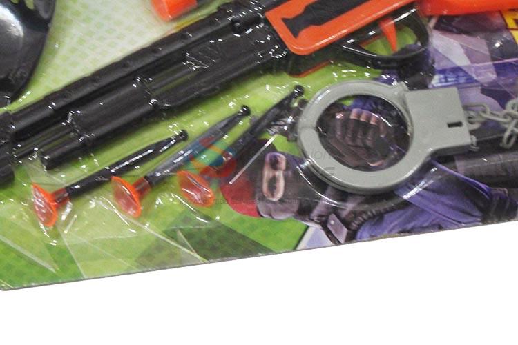 Top quality cheap kids gun toys police play set