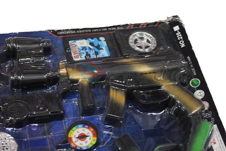 Low price kids gun toys police play set