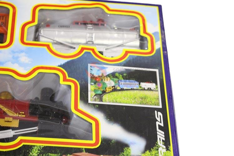 Factory promotional kids train track toys