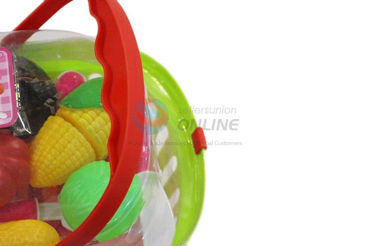 China wholesale kids vegetable basket set toys