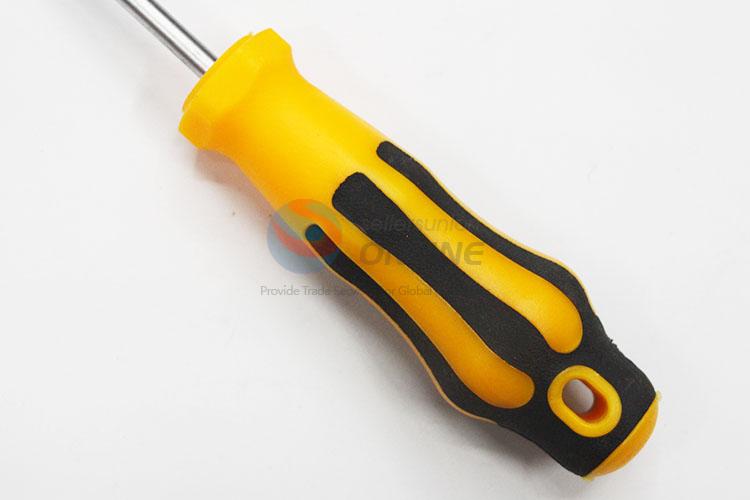 Factory Direct Plastic Handle Slottted Screwdriver with Protective Cover