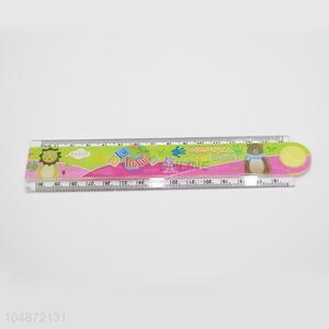 Factory Wholesale Transparent Scale Plastic Ruler for School Students