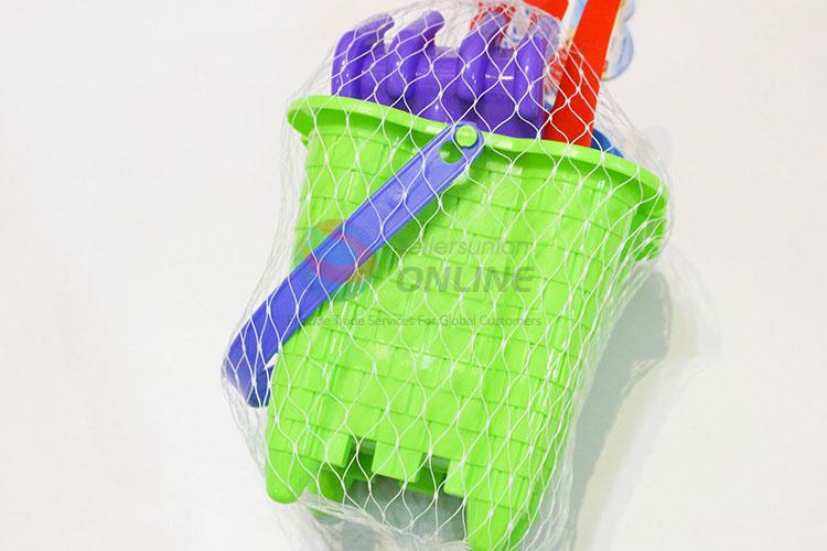 Recent Design 5pcs Beach Sand Barrel Set Outdoor Plastic Toys for Kids