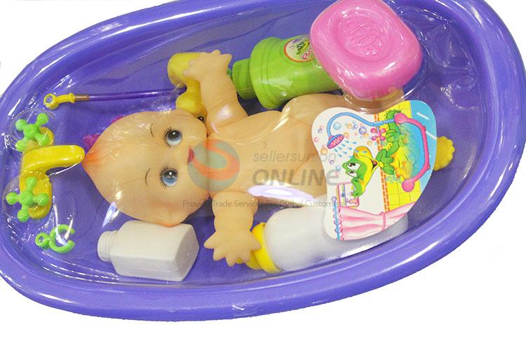 Simple Cute Baby Bathroom Bathtub Doll Accessaries Toy