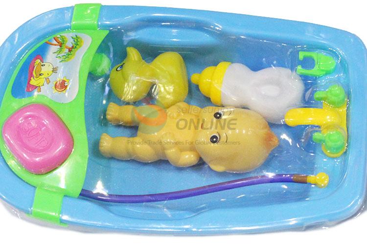 Fashion Style Cute Baby Bathroom Bathtub with Bath Set