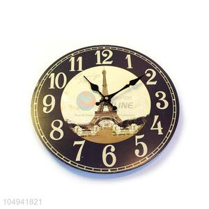 Competitive price round printed wall clock for home decor