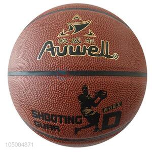 Promotional standard size 7 pu basketball