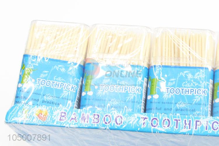 New Design Hot Selling 10 Boxes Bamboo Toothpicks