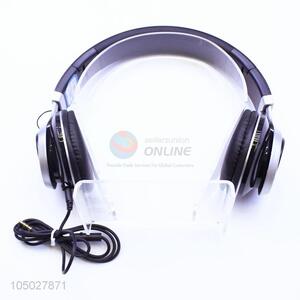 Delicate Design Black Color Abs Wireless Bluetooth Headphones