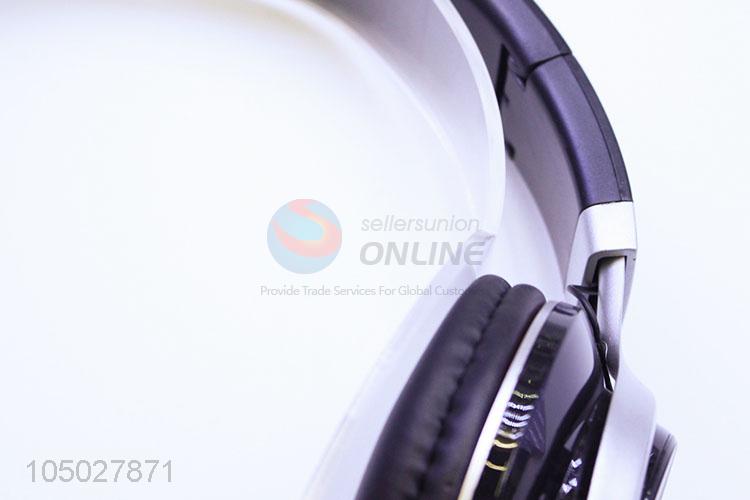 Delicate Design Black Color Abs Wireless Bluetooth Headphones