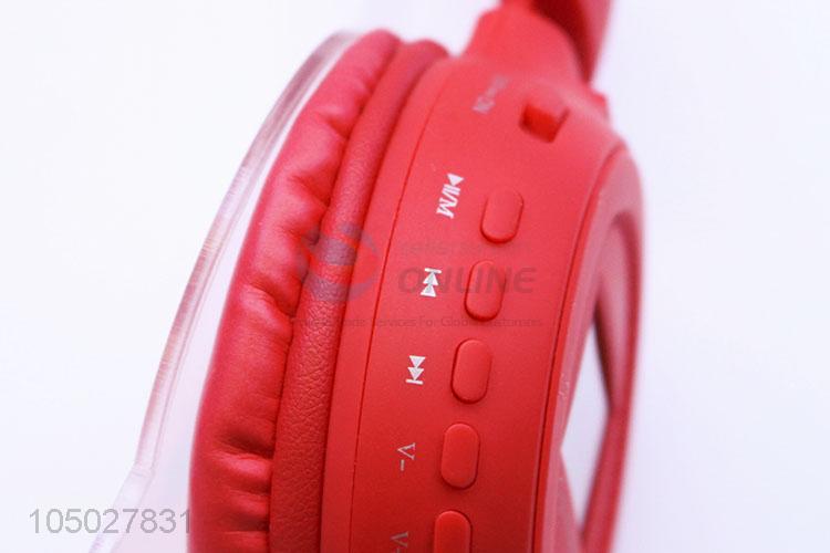 Superior Quality Red Color Handsfree Wireless Bluetooth Earphones