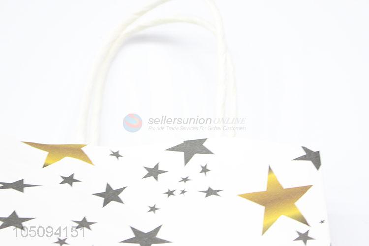 New Arrival Classic Star Pattern Christmas Gift Bag for Wholesale