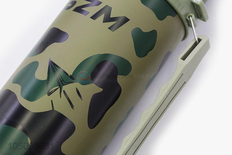 Factory Sale Camouflage Sports Vacuum Insulated Stainless Steel Thermos Water Bottle