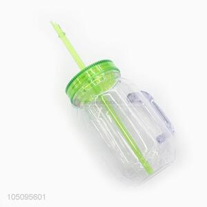 Factory Export Drinking Plastic Cup With Straw