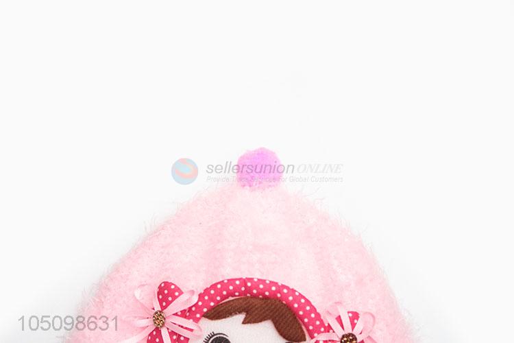 New Advertising Cute Plush Winter Hat Cap for Girl