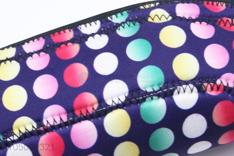 Delicate Design Colorful Dotted Travel Wash Storage Bag