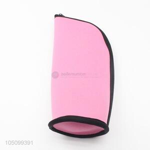 Factory Excellent Reusable Simple Pink Color Organizer Makeup Bag