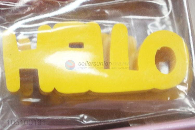 Simulation Eraser Colorful 3D Letter Model Eraser for Kids