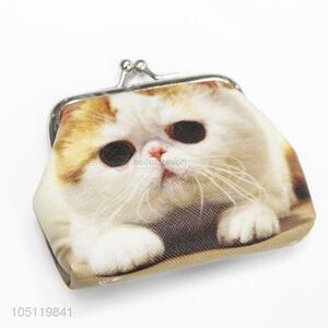 Factory Direct Lovely Cat Pattern PVC Coin Purse for Ladies