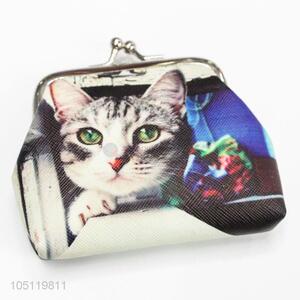 Exquisite Cute Cat Printed Coin Purse Coin Wallet Coin Bag