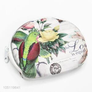 Hot Sale Flower Printed Coin Purse Mini Money Bag