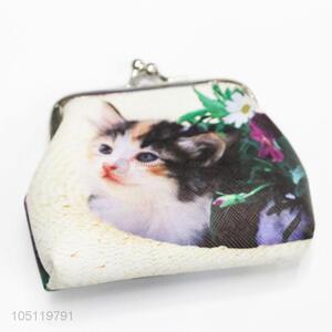 Popular Promotion Lovely Cat Pattern Coin Purse Zipper Pouch